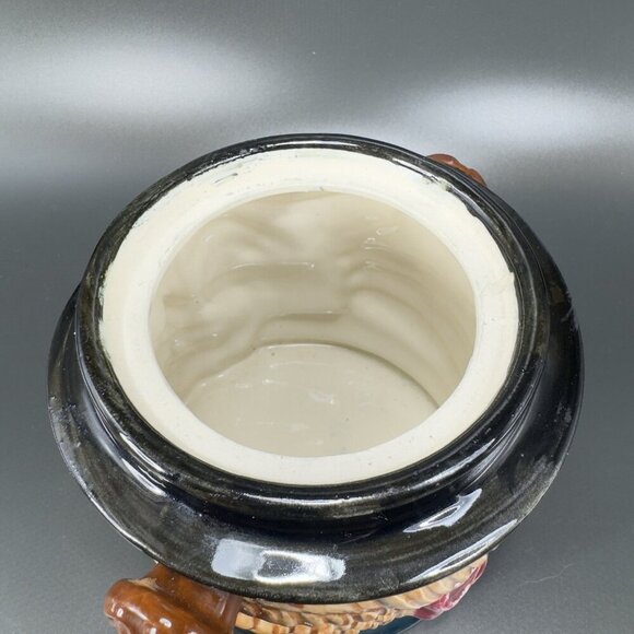 Wales China Japan Toby Character Biscuit Holder Container Jar Ceramic Japan VTG - Picture 9 of 14